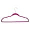 Simplify Super Slim Velvet Huggable Hangers in Fuchsia, 10PK 3246-FUCHSIA - alternate 4